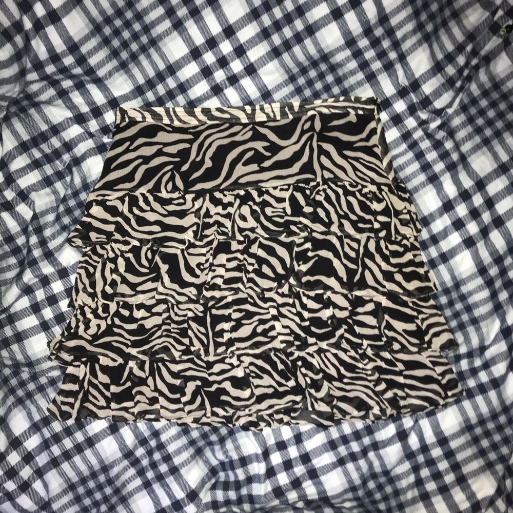 MACYS ZEBRA PRINT SKIRT